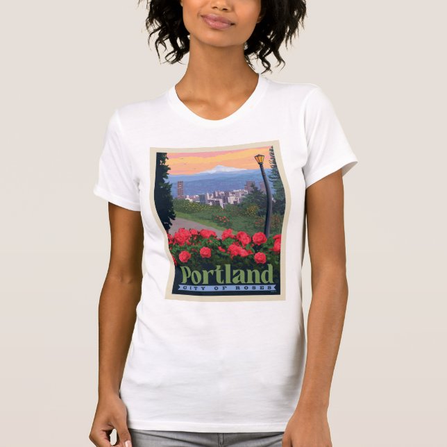 Ro stad | Portland, Oregon T Shirt (Framsida)
