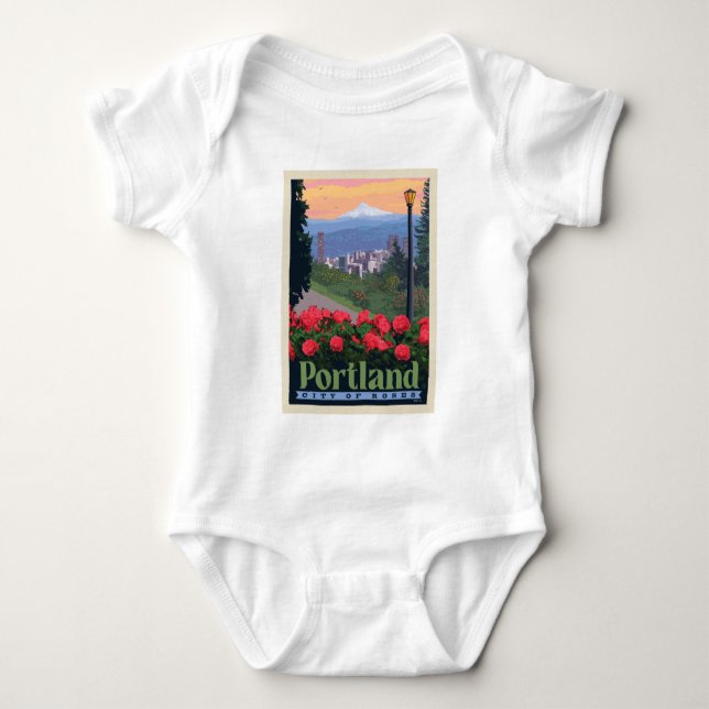 Ro stad | Portland, Oregon T Shirt (Framsida)