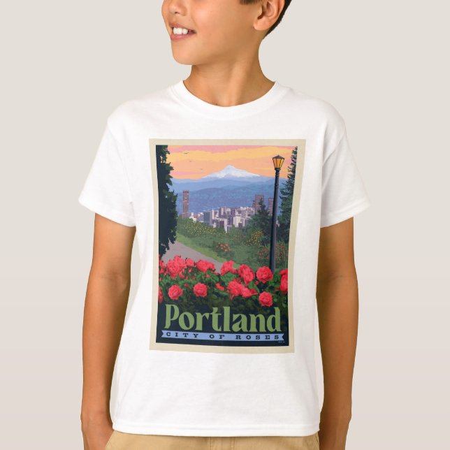 Ro stad | Portland, Oregon T Shirt (Framsida)
