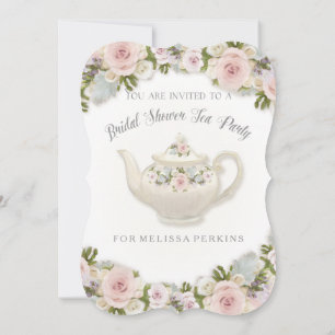 Ro Succulent Löv Tea Party Möhippan Inbjudningar