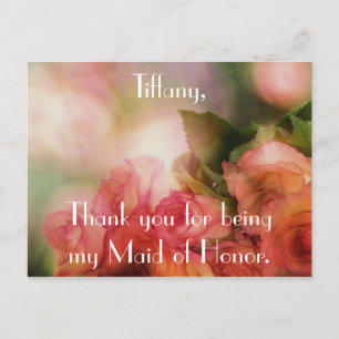 Ro Tack Maid of honor Vykort