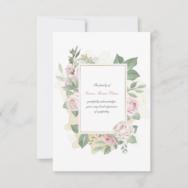 Ro Tack-sympatikort Tack Kort (Framsida)