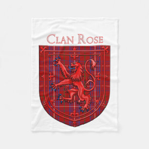 Ro Tartan Scottish Play Lejon Rampant Fleecefilt
