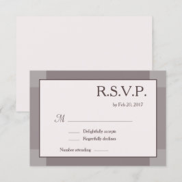 Ro taupe  grått lilac modern bröllop OSA Inbjudningar