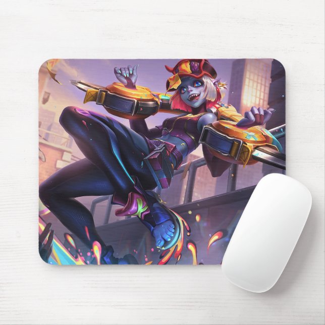 Ro Thorn Gaming Mousepad | Little Fury Monster Musmatta (Med mus)