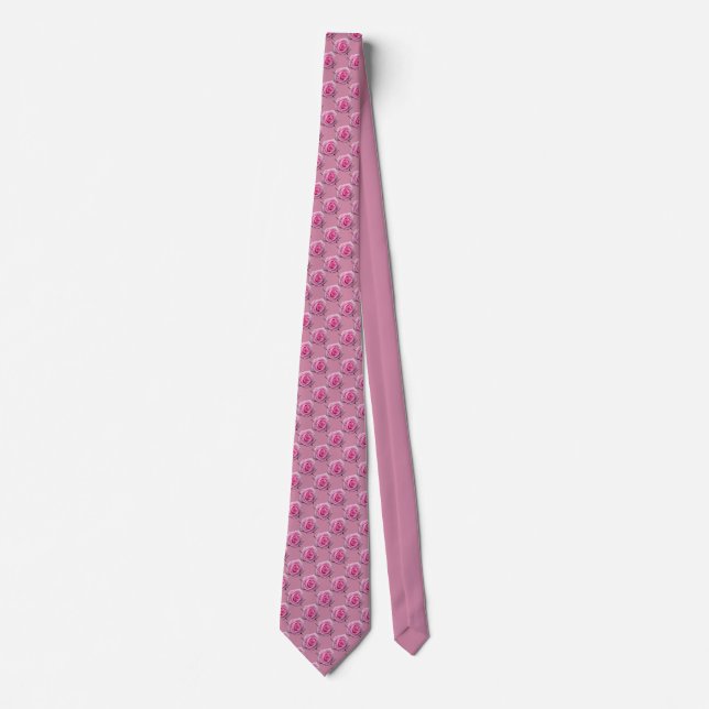 Ro Tie Rosa ros Neckties Romantic Gift (Framsida)
