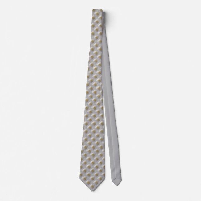 Ro Tie Vit ros Necktie Silver Ro Neckties (Framsida)