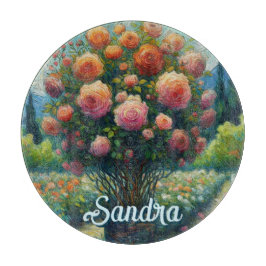 Ro Topiary Van Gogh Stil Rosor Blommigt Rosa 