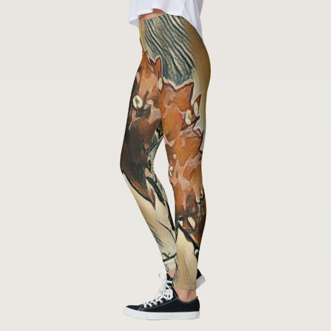 Ro Träd Art Leggings (Vänster)