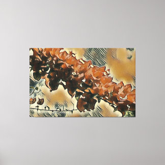 Ro Träd Art - Tan Trimming Canvastryck