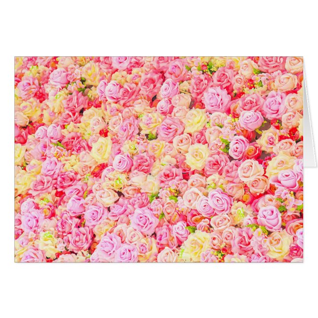 Ro trädgård hälsningskort (Framsidan Horizontal)