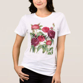 Ro-trädgården, älskare-blomman inspirerad t shirt