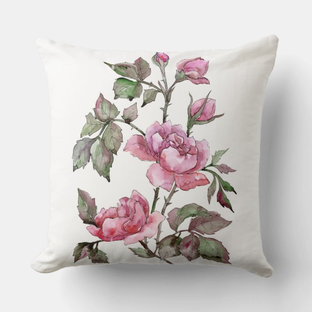 Ro Trust i Lord Blommigt Pillow Kudde (Framsida)
