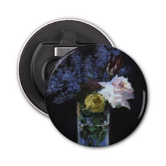 Ro Tulips Lilacs i Crystal Vas Flasköppnare (Framsidan)