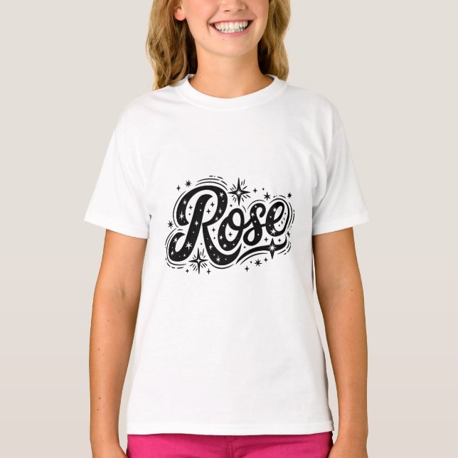 Ro Typografi - Whimsical Elegance T Shirt (Framsida)