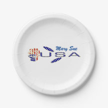 Ro USA flagga Blue Personlig