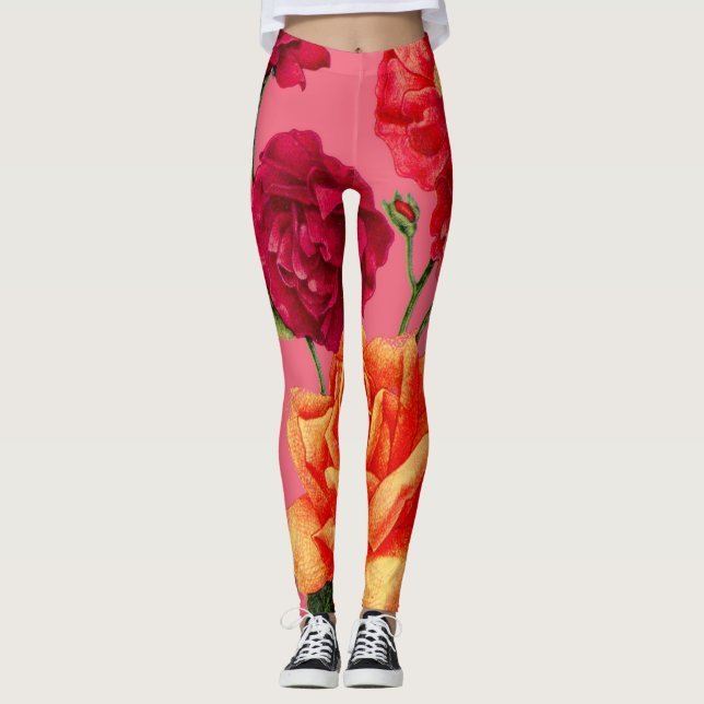 ro-utskrift leggings (Framsida)