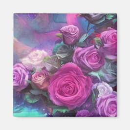 Ro vackra bukett magnet