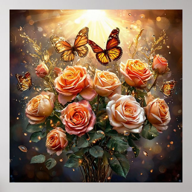 Ro vackra bukett poster (Framsidan)