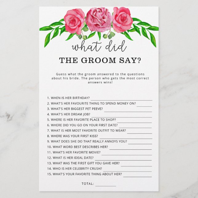 Ro Vad sa brudgummen möhippa spel? (Framsida)