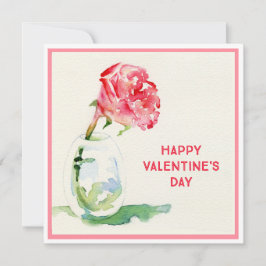 Ro Valentine 5,25x5,25-kvadratstreck Anteckningskort