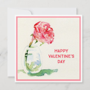 Ro Valentine 5,25x5,25-kvadratstreck Anteckningskort