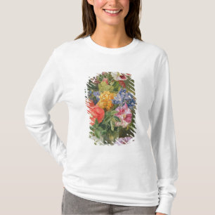 Ro, vallmo och Pelargonia Tee Shirt