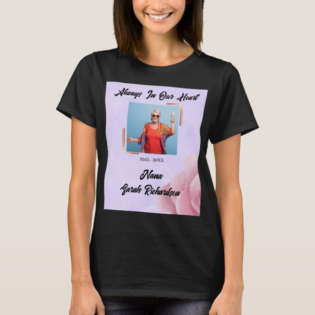 Ro vattenfärg alltid i vårt hjärta t shirt (Framsida)