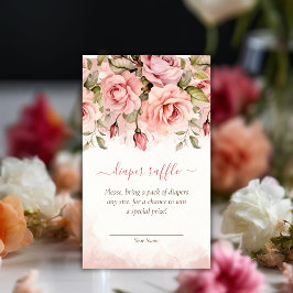  Ro-vattenfärgsbabyskor Förkläde Raffle Tilläggskort