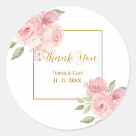 RO vattenfärgsblomma - etikett