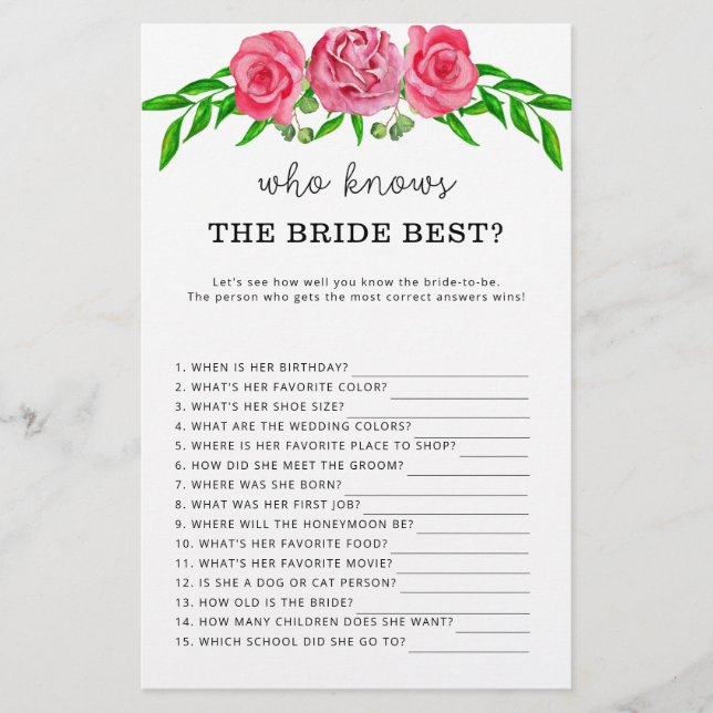 Ro Vem känner till det briljanta bästa spelet (Framsida)