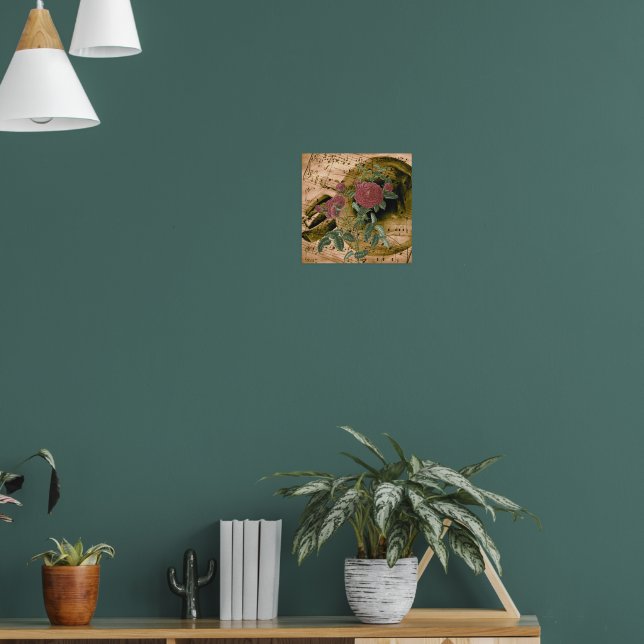 Ro, Vintage Music Papper Poster (Vardagsrum 1)