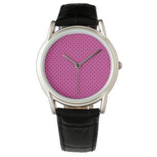 Ro Violet and Black Dots Armbandsur