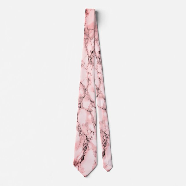 Ro  vit marble Stone Neck Tie Slips (Framsida)