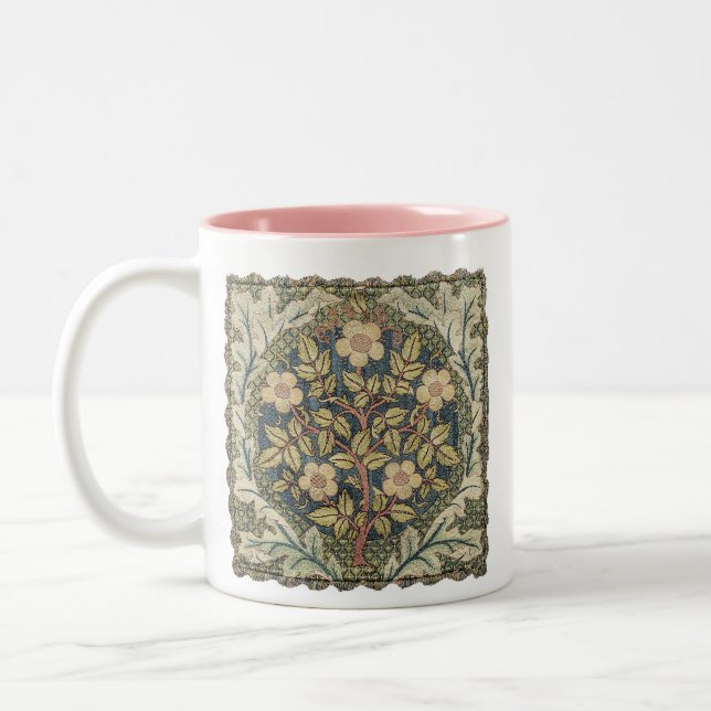 Ro Wandan av William Morris Två-Tonad Mugg (Vänster)
