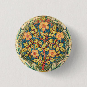 Ro Wandeans av William Morris, populär design Knapp