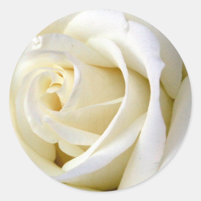 Ro White Runt Klistermärke (Framsida)