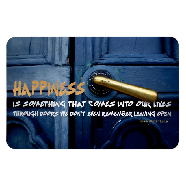 Ro Wilder Lane-inspirationsofferten flexibel Magnet (Horisontell)