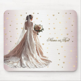 Ro Winter WedBride Golden Shiny Heart Party Musmatta