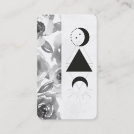 *~* Ro Wisteria Alchemy Måne Triangle Blommigt Visitkort