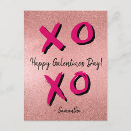 Ro XOXO Personlig Lycklig Galentine's Day Helg Vykort
