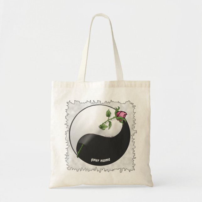 Ro Yin Yang tote bags Tygkasse (Framsidan)