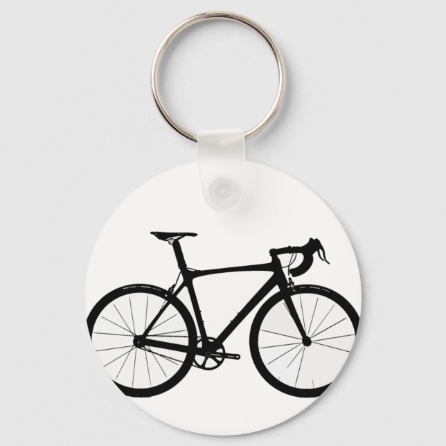 Road Bike Logotyp Nyckelring (Framsida)