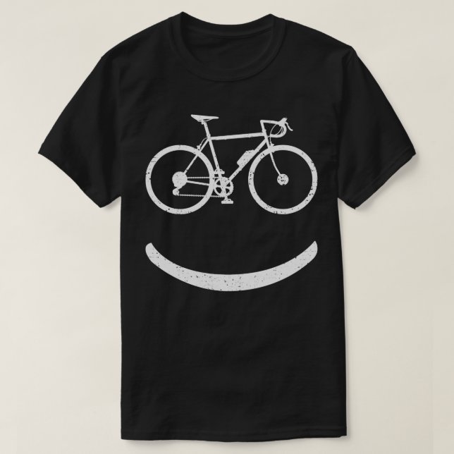 Road Bike Tävla Bicycle Biking Biker T Shirt (Design framsida)