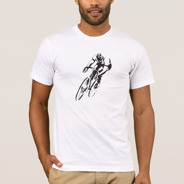 Road Bike Tävla Front T-shirt (Framsida)