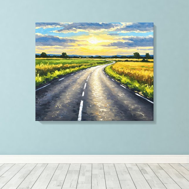Road Canvastryck (Insitu (trägolv))