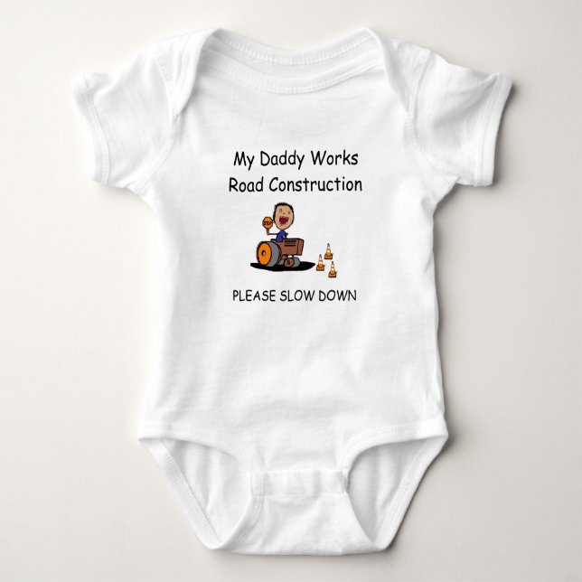 Road Construction Worker T-shirt (Framsida)