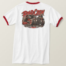 Road Crew Hot Rod Garage Vintage Damdesign T-
