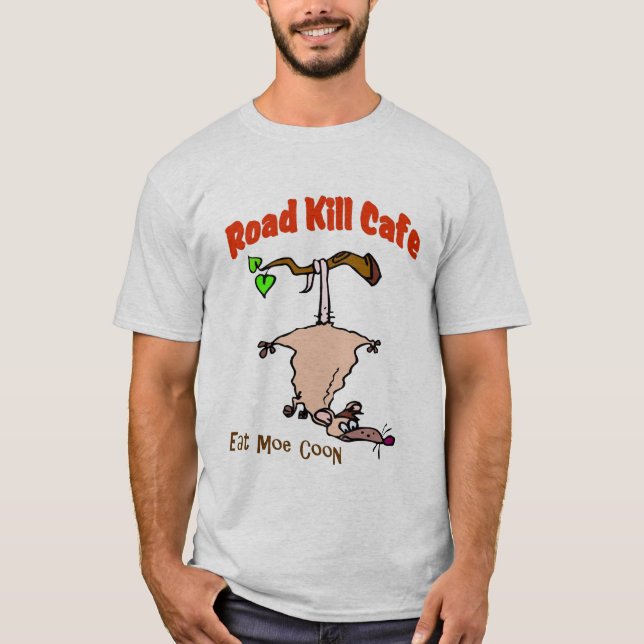 Road Döda Cafe - Eat Moe Coon Tee (Framsida)