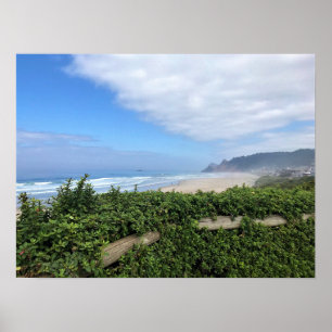 Road End, Lincoln City, Oregon Poster
